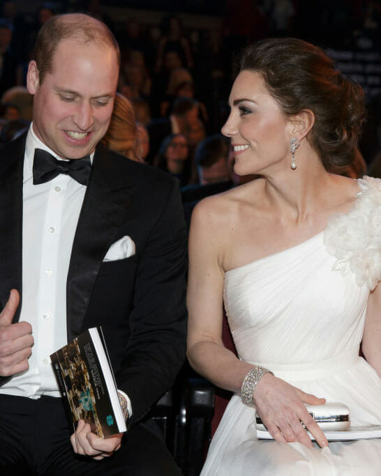 剑桥公爵夫妇威廉王子和凯特王妃出席EE英国电影学院奖