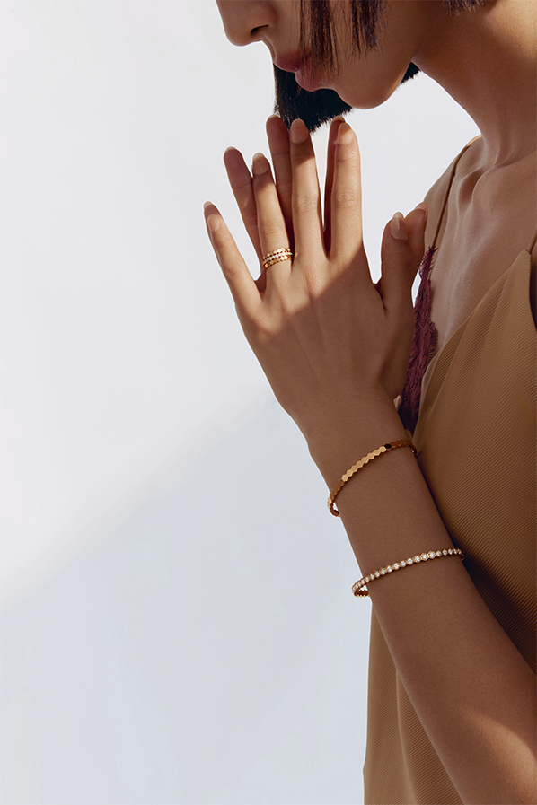 西尔维娅·弗曼诺维奇Bamboo高级珠宝系列耳环和戒指