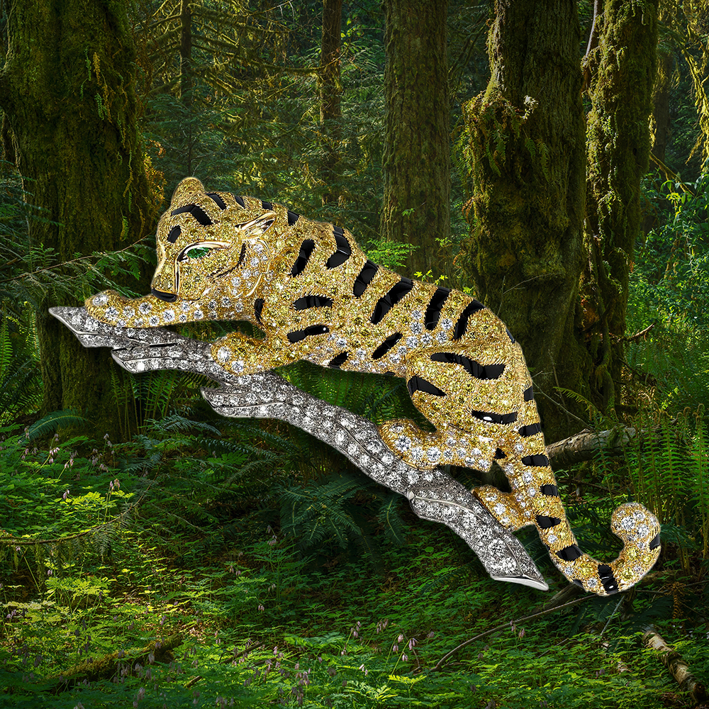 当天然钻石邂逅东方瑞兽，新年如虎添“钻”