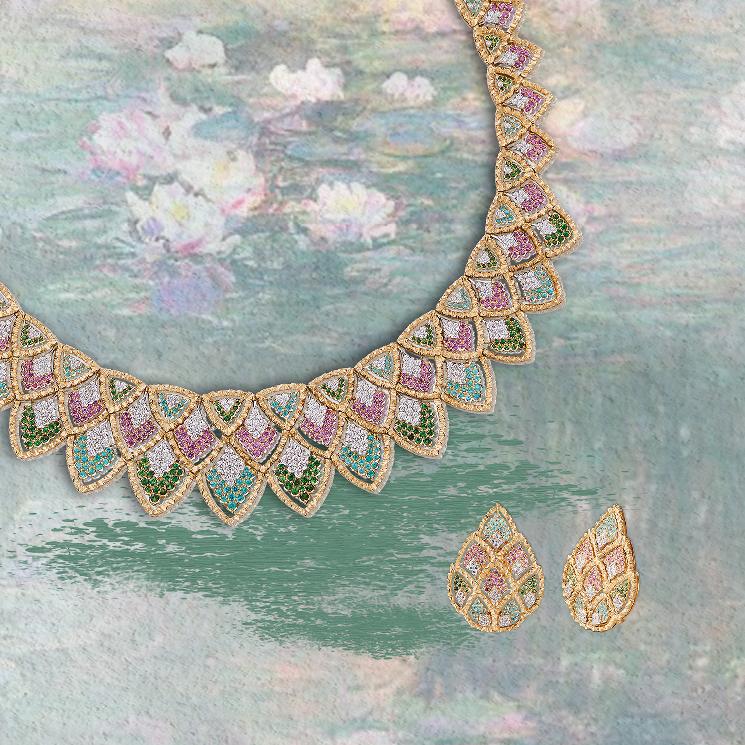 天然钻石绘就的不朽画作