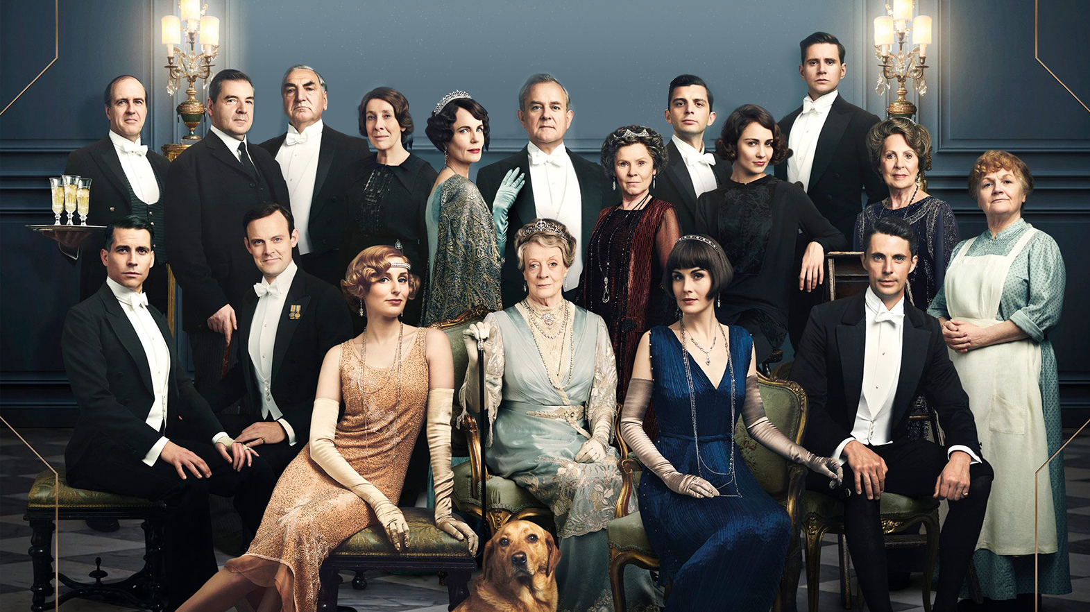 天然钻饰简史：爱德华时代的新浪漫主义《唐顿庄园》群像剧照