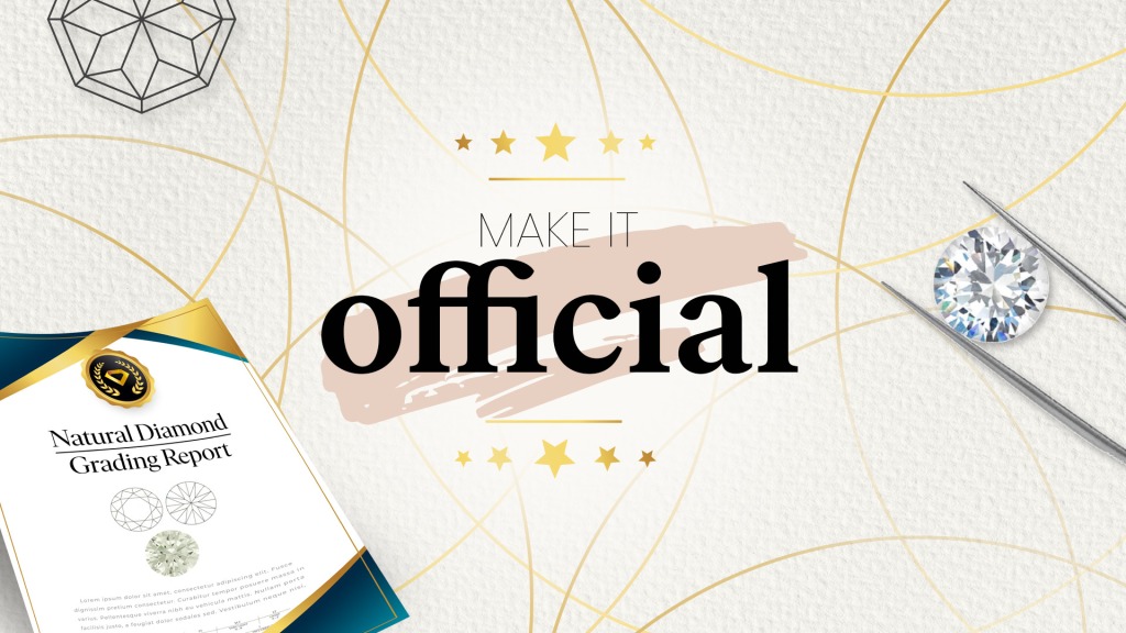 天然钻石专属“身份证”，给你最安心的保障！