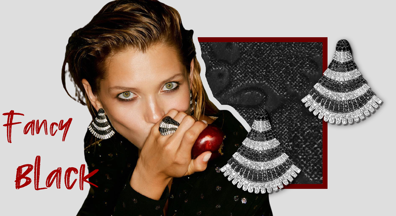 天然钻石中的“黑白配”