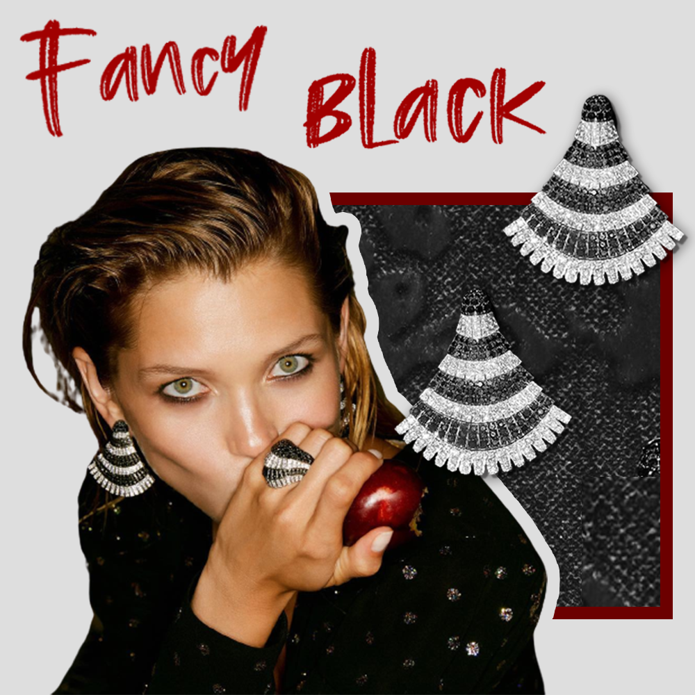 天然钻石中的“黑白配”