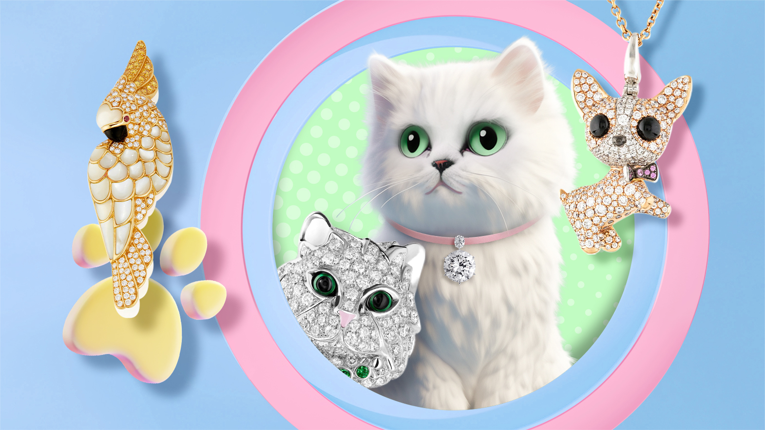 珠宝进入“萌”时代，萌宠钻饰大合集