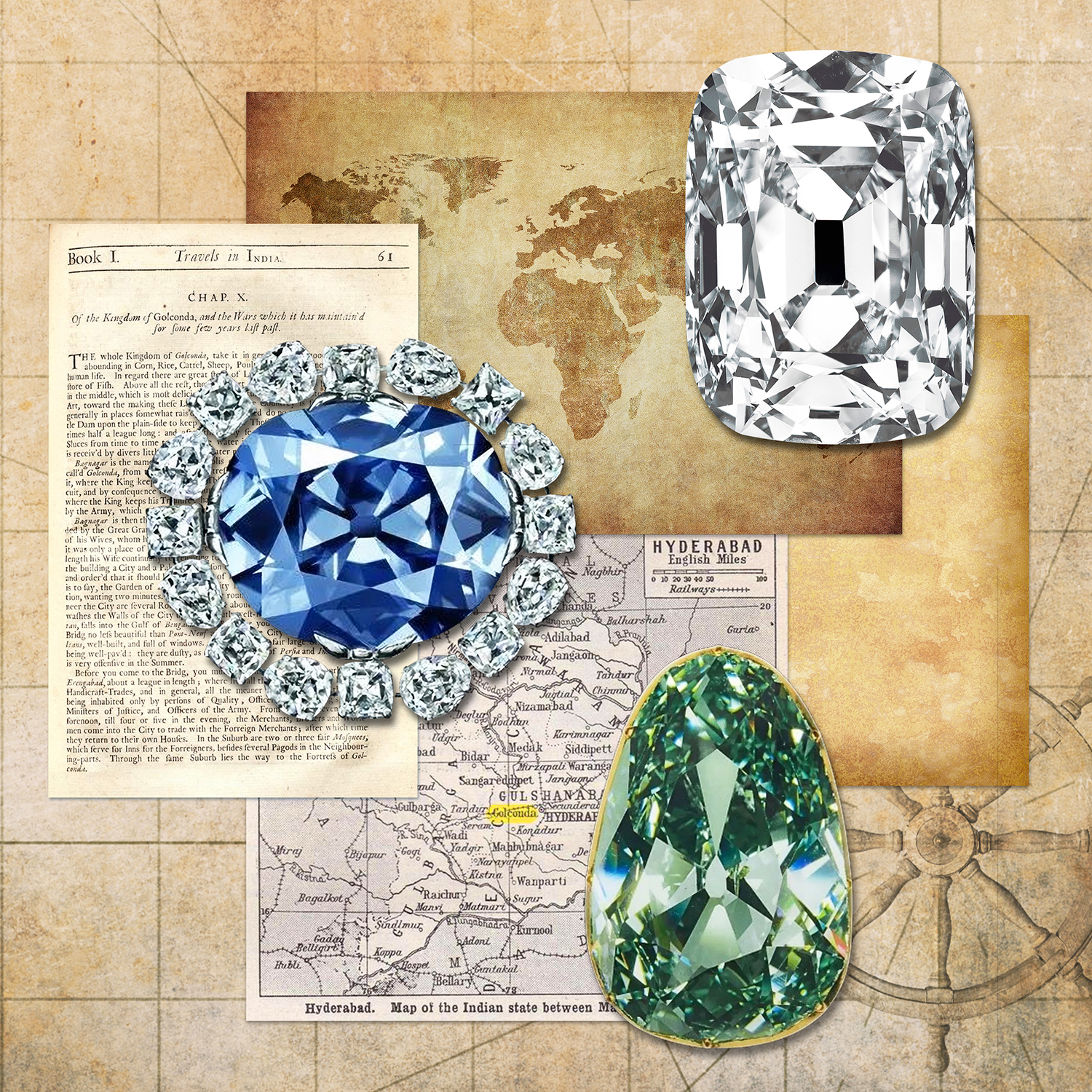 传奇的天然钻矿——戈尔康达