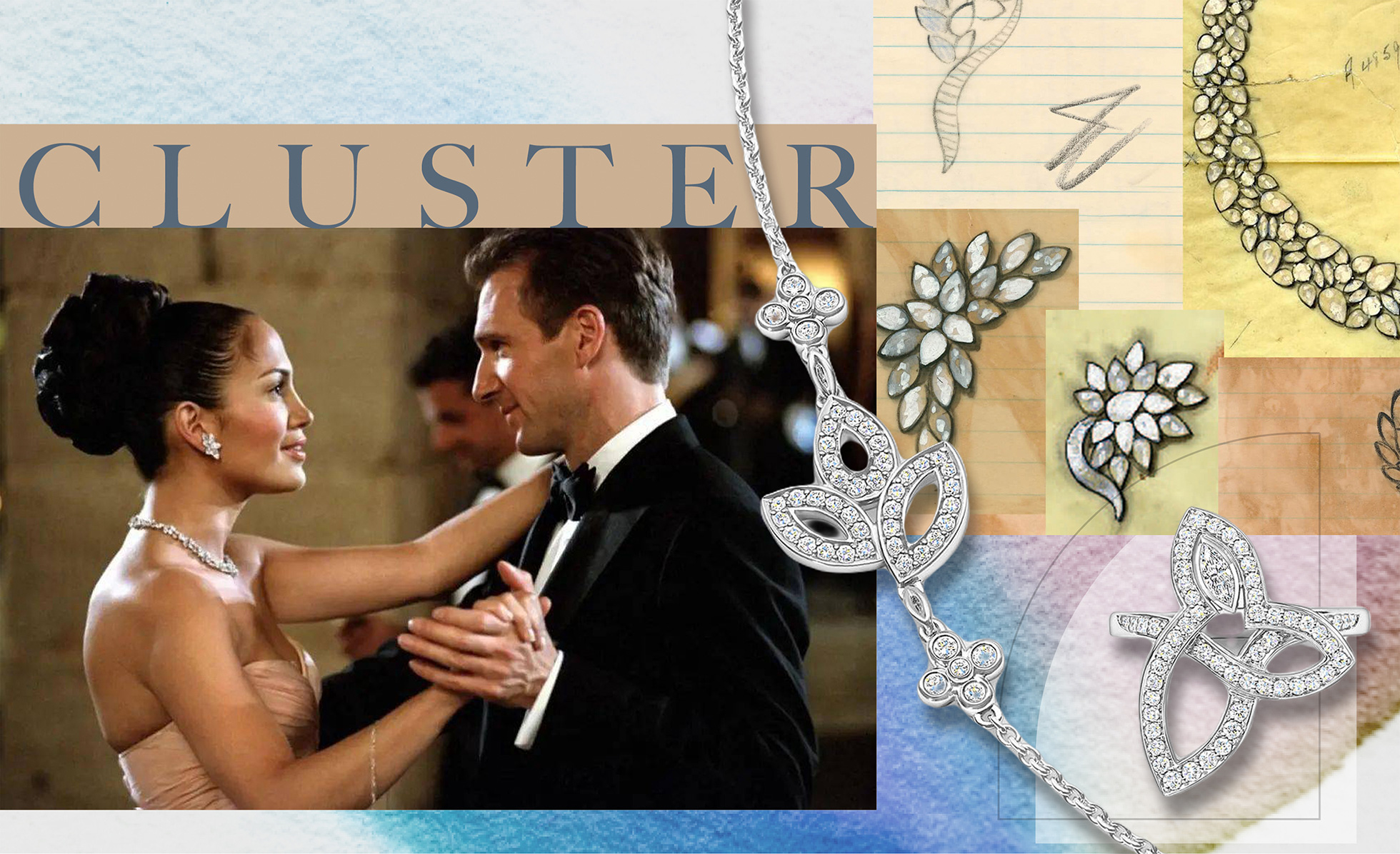 海瑞温斯顿经典Cluster高级珠宝系列，创造永恒璀璨传奇