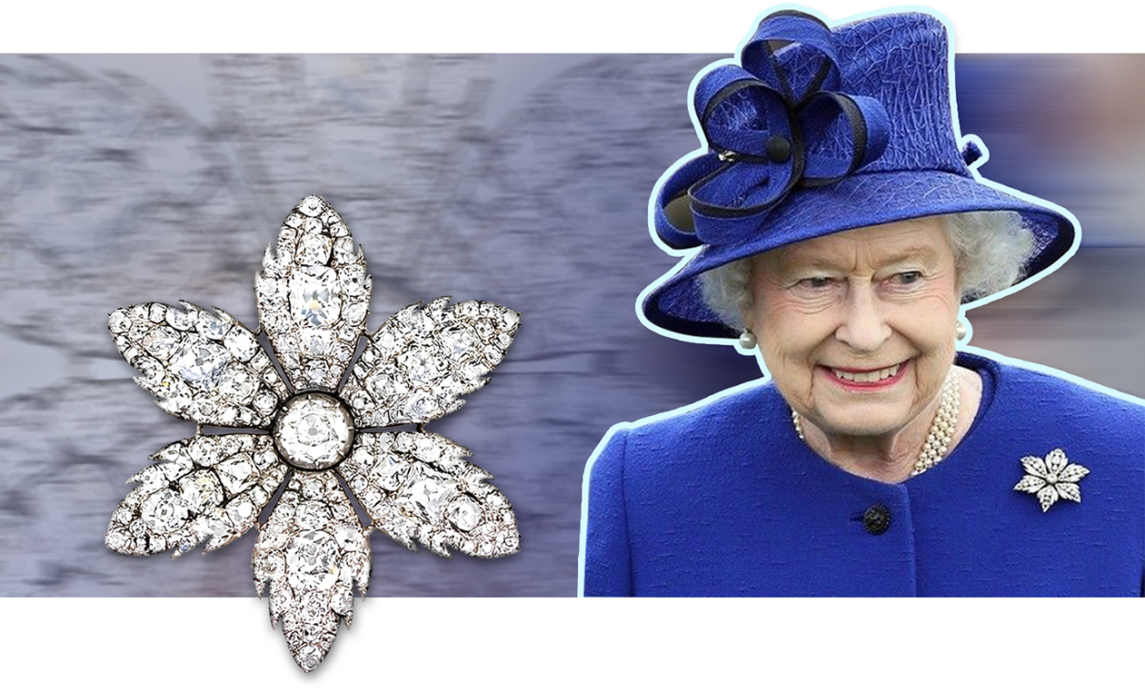 不会金工、不懂宝石的设计师竟成一代珠宝「宗师」？伊丽莎白女王佩戴Andrew Grima胸针