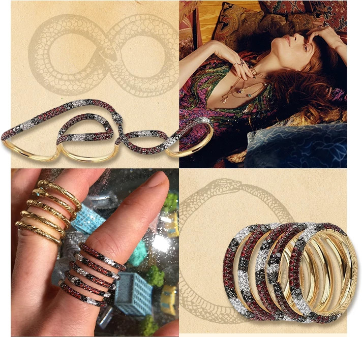 Gucci 古驰Gucci Ouroboros系列戒指