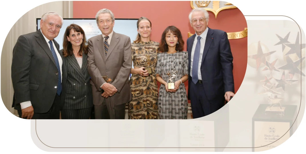 陈舒妤获得法国珠宝工会首位