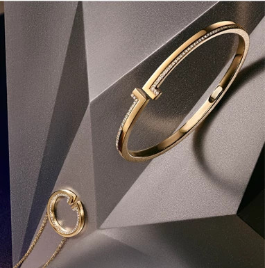 周大福荟馆JEWELRIA L.collection 18K金钻石手镯