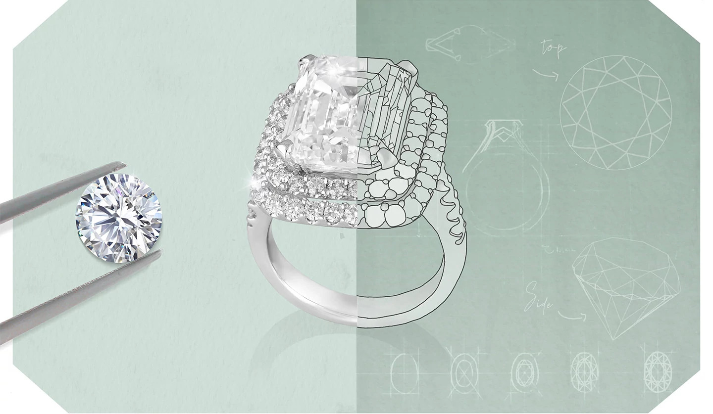 4步教你挑选单主石天然钻饰