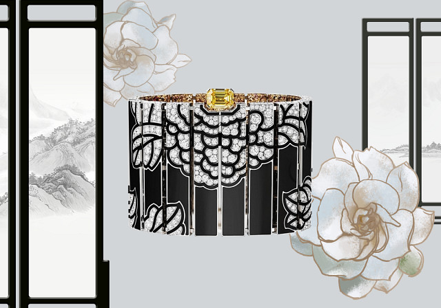 Chanel Floral Recto-Verso 手镯