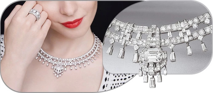Van cleef & Arpels Fabulous Fifties 天然钻石项链
