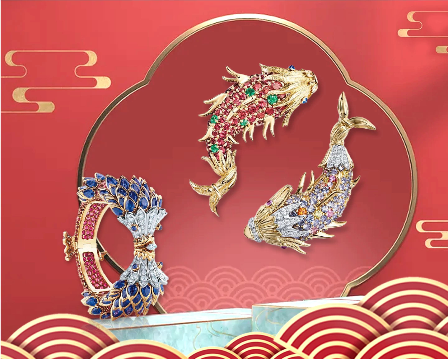 Tiffany 鱼形珠宝