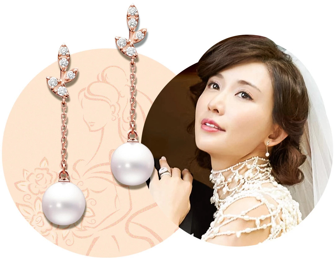 TASAKI Kugel钻石珍珠耳环