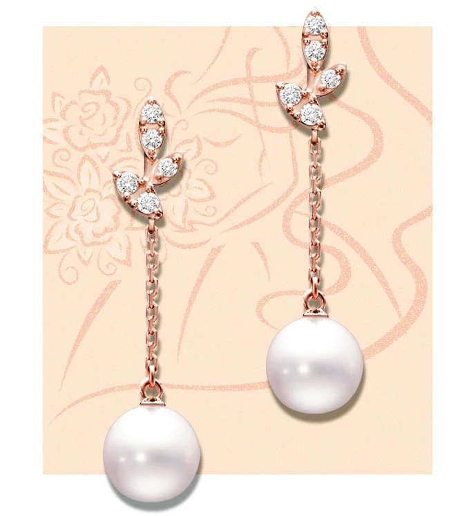 TASAKI Kugel钻石珍珠耳环