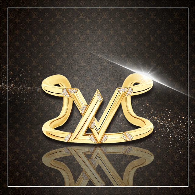 Louis Vuitton LV Volt One 金质手镯
