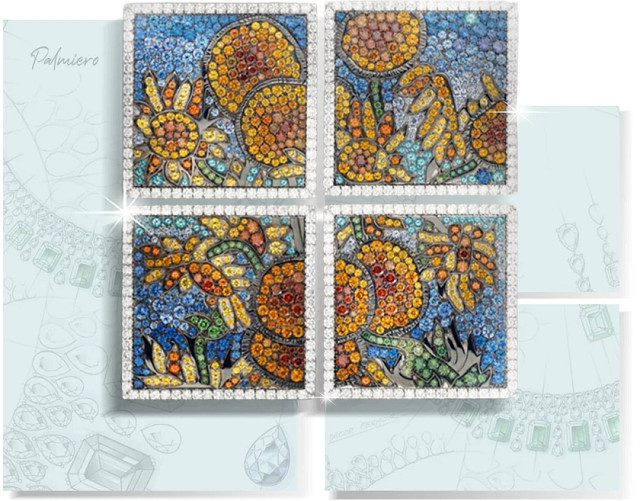 Palmiero天然钻石珠宝作品