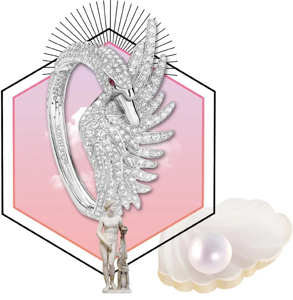 Boucheron Cypris 白金手镯