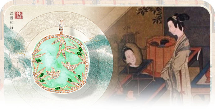 QEELIN麒麟珠宝Jade Paradise系列Love Whisper项链