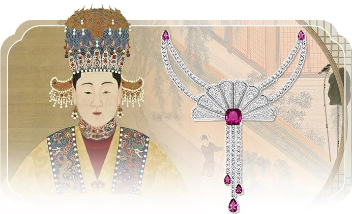PIAGET伯爵Couture Précieuse璀璨华裳高级珠宝系列项链