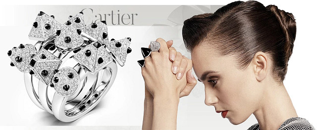 Cartier Clash [Un]limited天然钻石指间戒/戒指