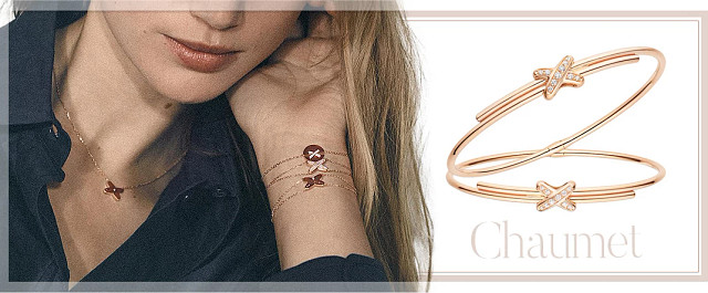 Chaumet JEUX DE LIENS HARMONY天然钻石手链/手镯