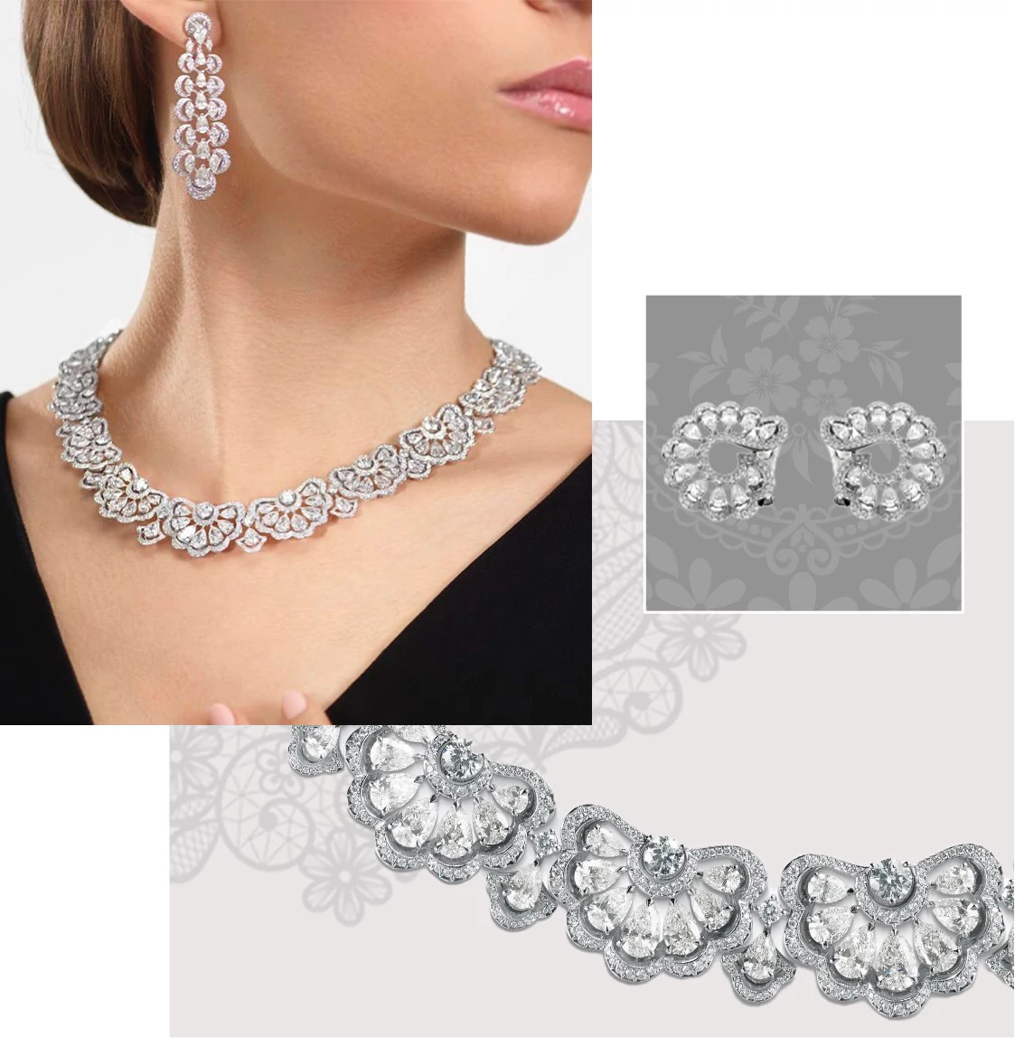 萧邦 (Chopard) Precious Lace系列天然钻石珠宝