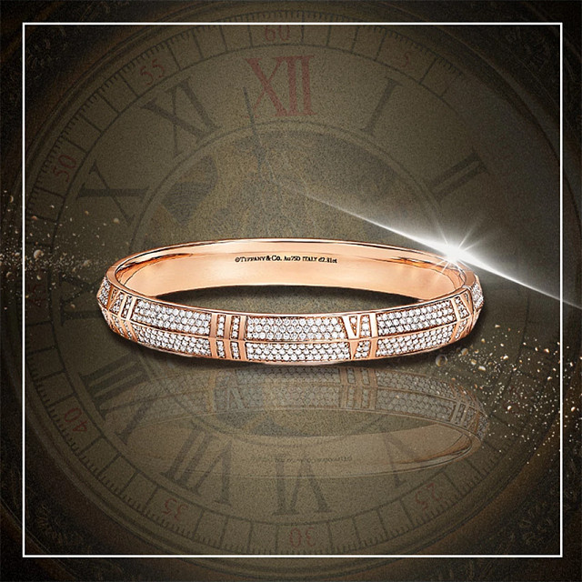 Tiffany & Co. Atlas X 玫瑰金手镯