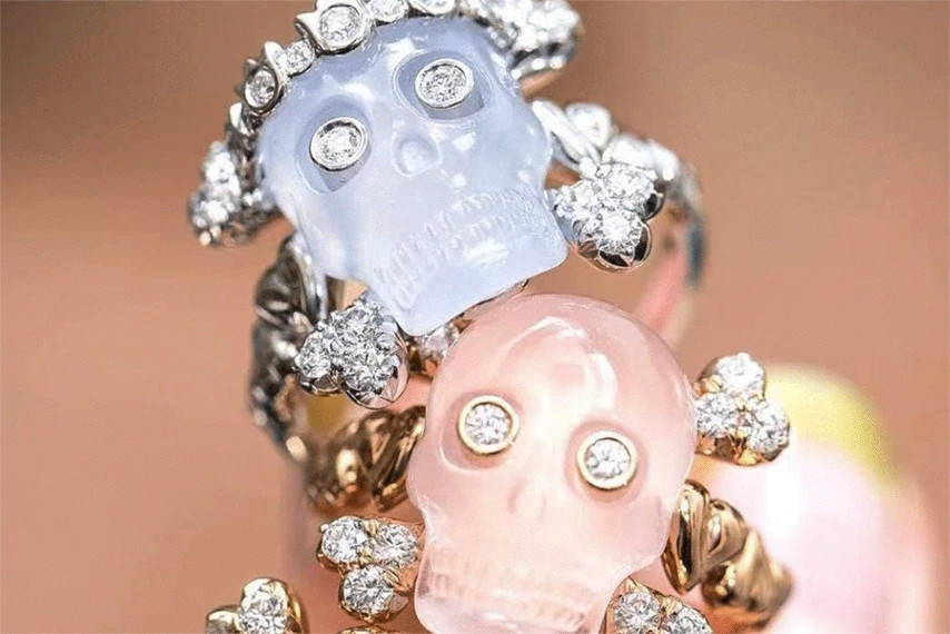 Dior Tête de Mort系列骷髅戒指