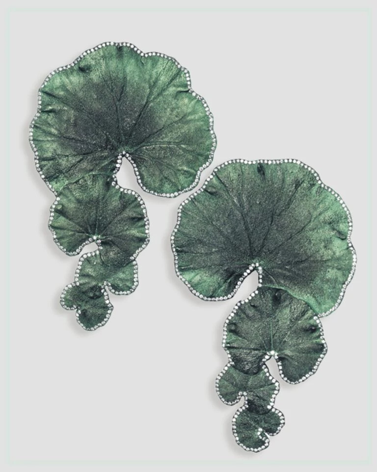 天竺葵耳环