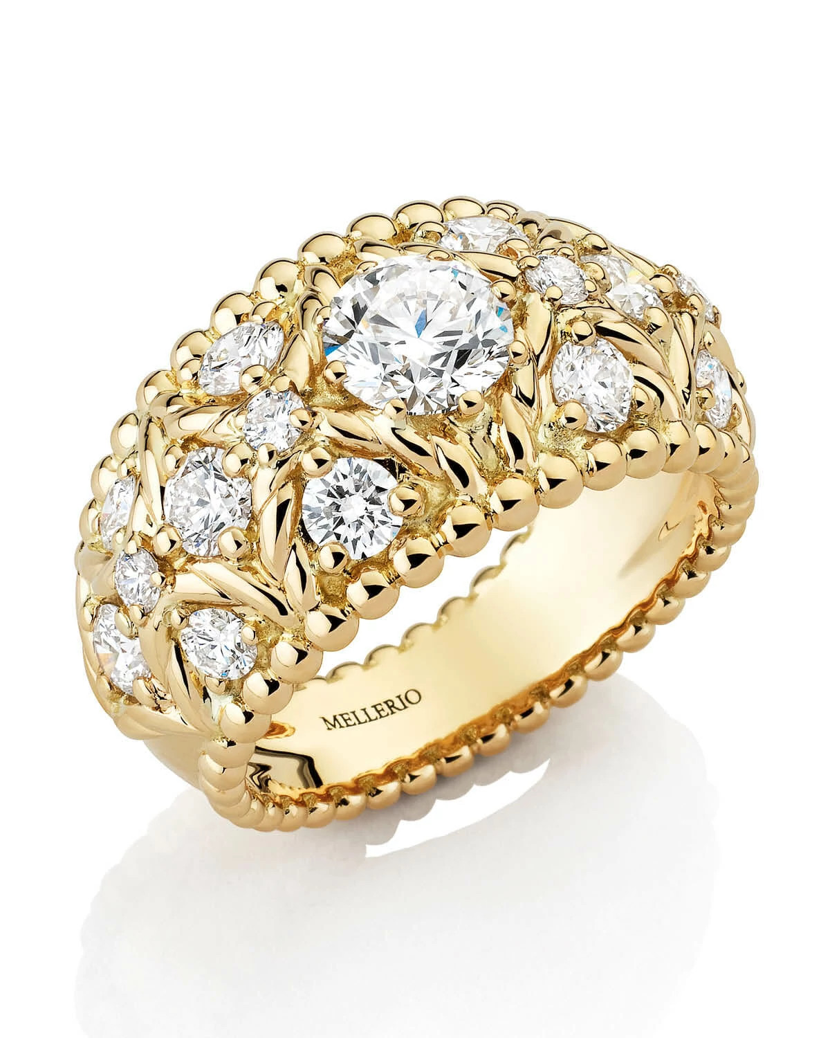 麦兰瑞Bague Stresa高级珠宝系列黄金戒指
