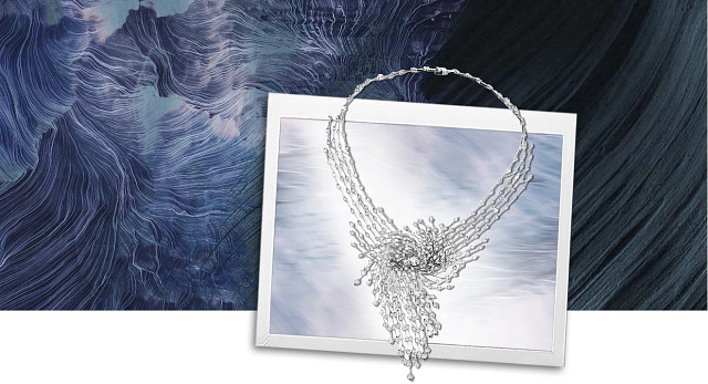 Asprey Storm白金项链