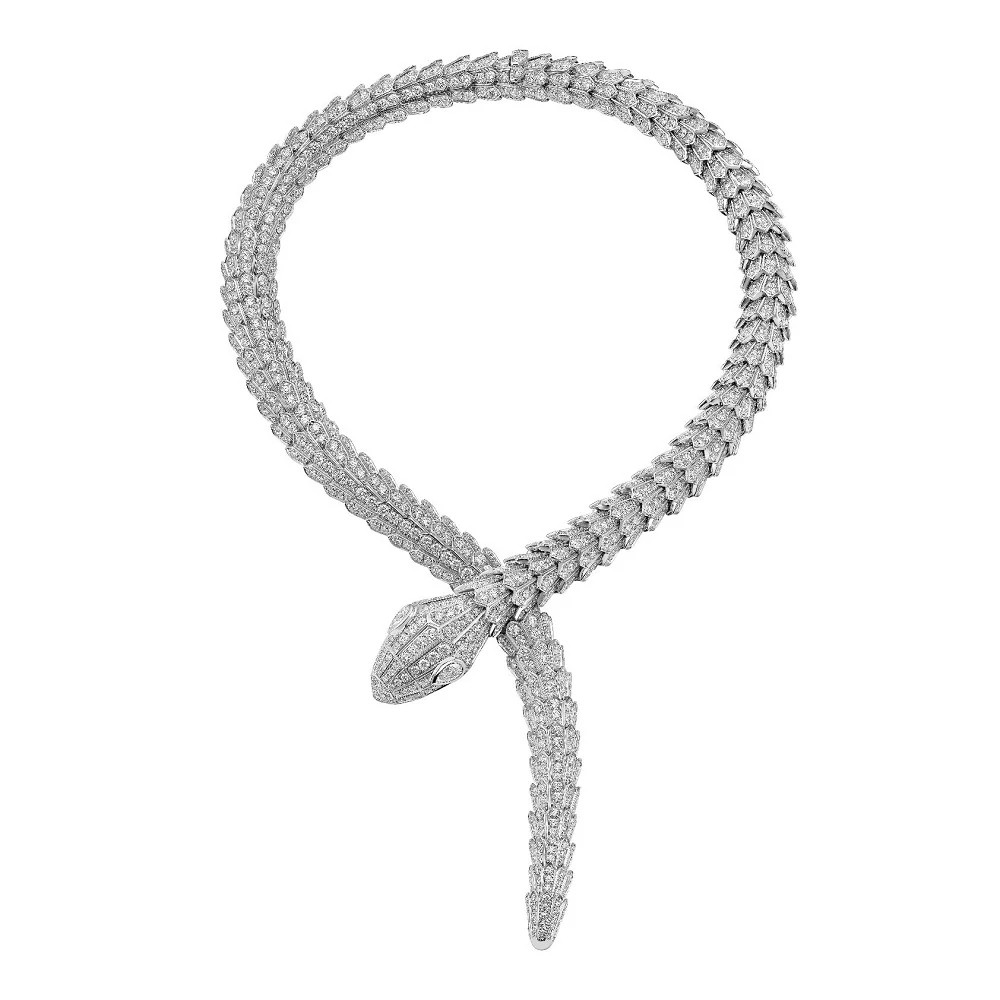 Serpenti 白金项链