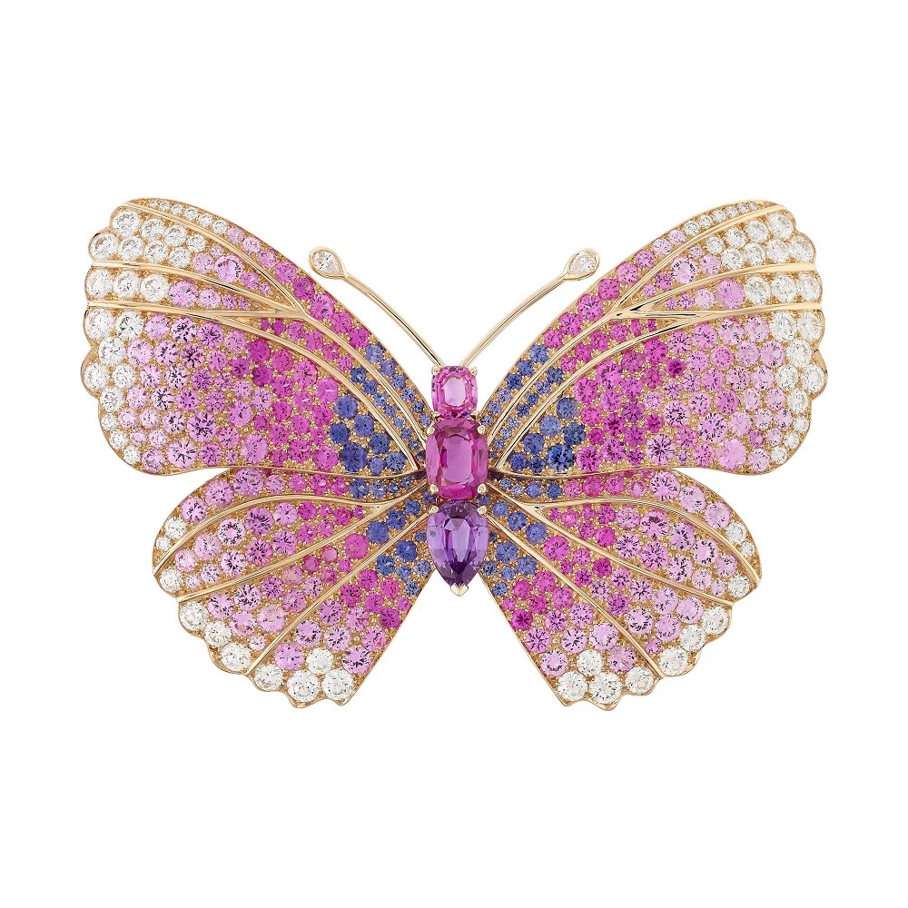 Butterfly 铂金胸针