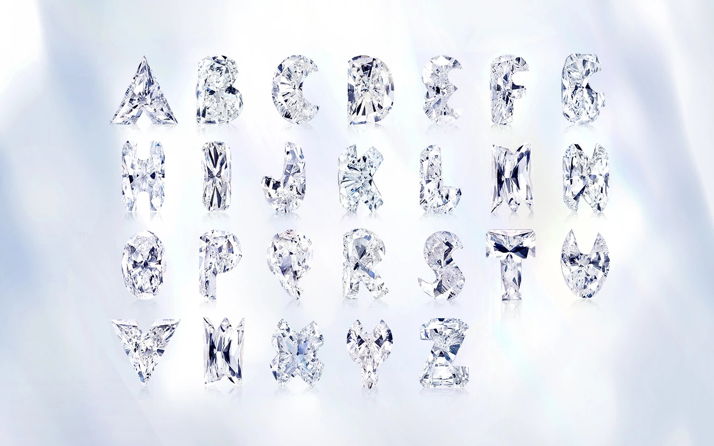 寻找专属于你的英文字母切割钻石