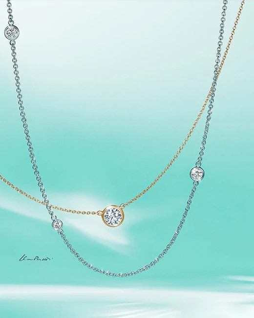 蒂芙尼Diamonds by the Yard系列珠宝作品