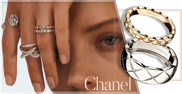 Chanel COCO CRUSH天然钻石戒指